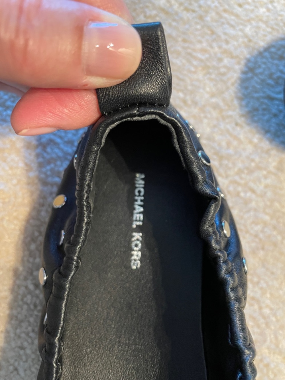 Michael Kors Amy Ballet Flats with Studs - Picture 4 of 11